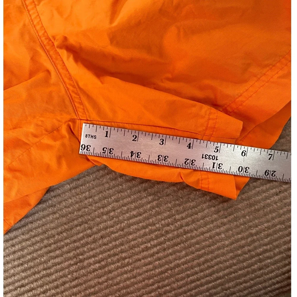 Y2K Polo Sport Ralph Lauren Mens Orange Swim Trunks Mesh Lined Size L VINTAGE